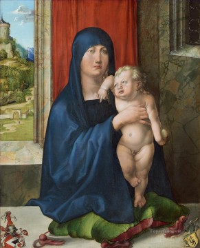 Albrecht Durer Painting - Madonna and Child Haller Madonna Albrecht Durer
